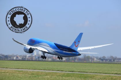 Met de Tui Dreamliner 787 naar Paramaribo Suriname