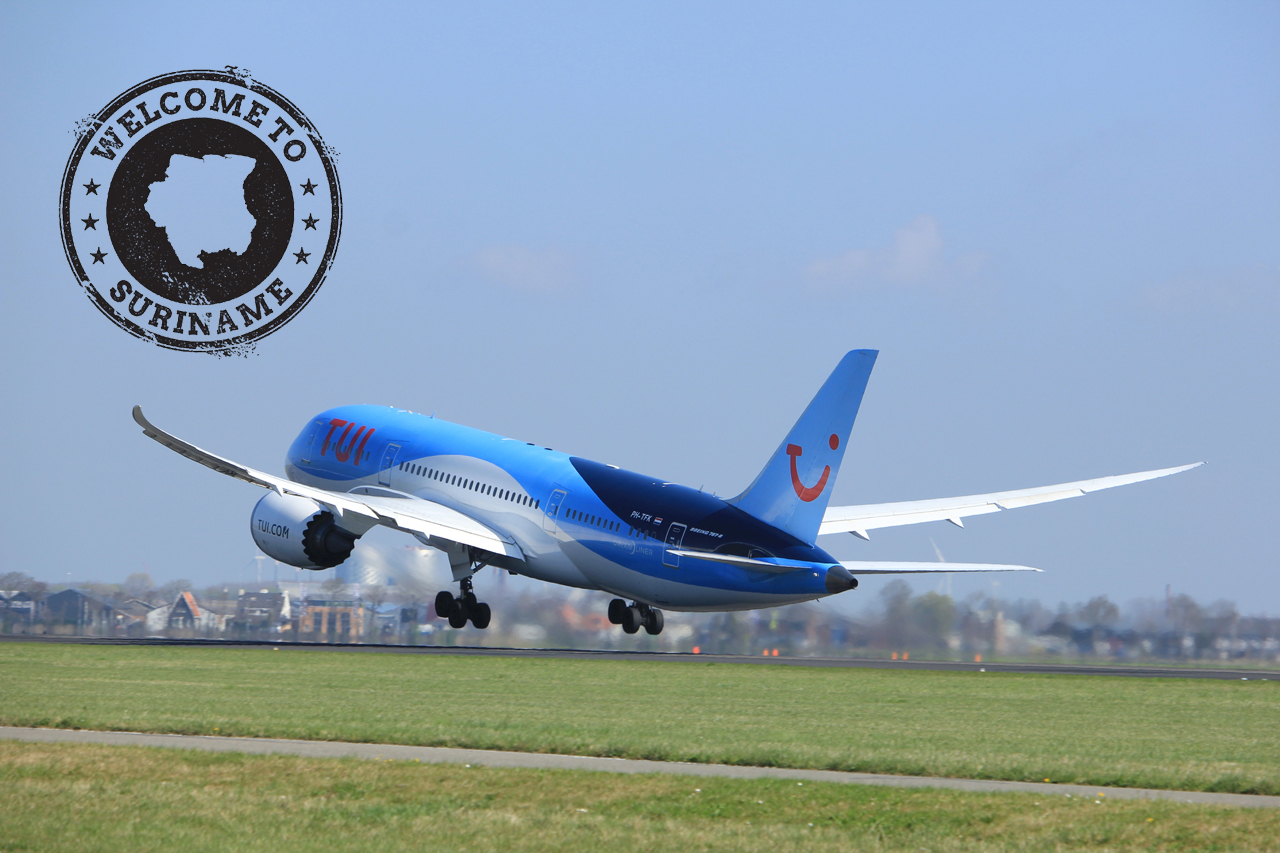 Met de Tui Dreamliner 787 naar Paramaribo Suriname
